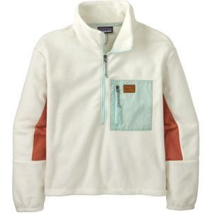 Patagonia - Dames sweatshirts en fleeces - W's Microdini 1/2 Zip P/O Birch White voor Dames - Maat XL - Wit