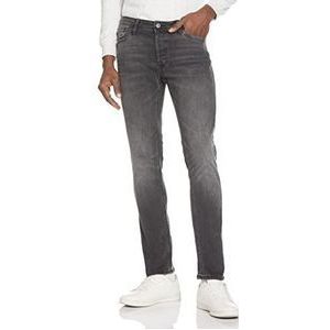 JACK & JONES Slim fit jeans voor heren Glenn Original AM 817, zwart denim 1, 34W/30L