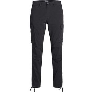 JACK & JONES Ace Tucker Cargoa loose fit, heren cargo broek, zwart -  Maat: 33/34