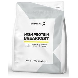 Body & Fit High Protein Breakfast - Maaltijdshake - Eiwitshake / Proteine Poeder - Vanille - 990 gram (18 shakes)