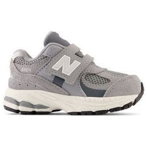 New Balance Kinderen 2002 Hook & Loop in Grijs, Leather, Maat 21.5