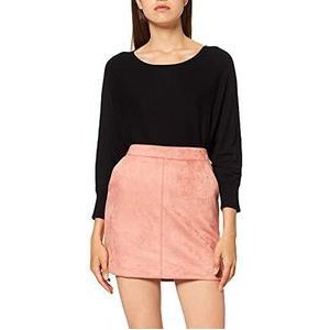 Vero Moda Dames Vmdonnadina Faux Suede Korte Rok Noos, Roze (Oude Roos Oude Roos), M