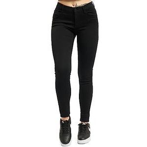 ONLY ONLRain Regular Skinny Fit Jeans voor dames, zwart denim, (M) W x 34L