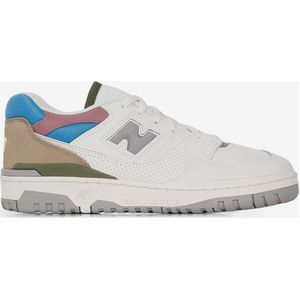 Sneakers New Balance 550  Wit/bordeauxrood  Heren