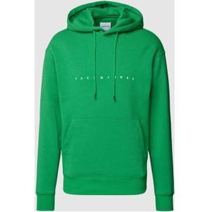 Hoodie met ribboorden