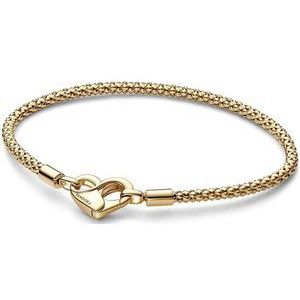 Pandora 562731C00 - Bracelet chain Pandora Moments 14k Gold-plated - Armband-lengte 16 cm