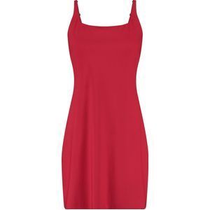 Basics onderjurk rood voor Dames | Maat XL