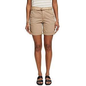 ESPRIT Dames 993EE1C305 Shorts, 240/TAUPE, 36, 240/taupe, 36
