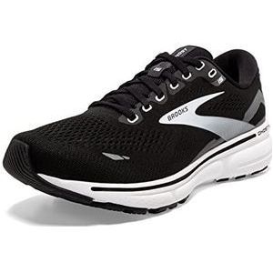 Brooks Ghost 15 Hardloopschoenen heren, Zwart Zwart Parel Wit, 48.5 EU