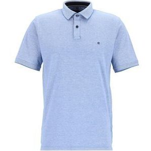 Casa Moda - Polo Stretch Blauw - Regular-fit - Heren Poloshirt Maat M