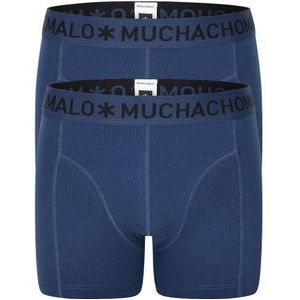 Muchachomalo boxershorts, 2-pack, blauw -  Maat: M