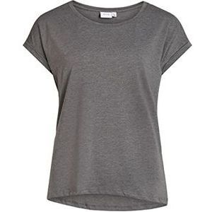 VIDREAMERS New Pure T-shirt/SU-NOOS, Medium grijs (grey melange), M