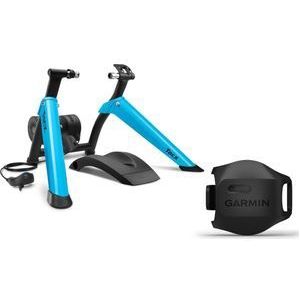 Tacx Boost Bundel Fietstrainer - Met Snelheidssensor - 10 Niveaus - Tot 1050 Watt - Met Voorwielsteun - Zwart/Blauw