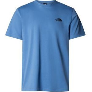 The North Face - T-shirts - M S/S Simple Dome Tee Indigo Stone voor Heren van Katoen - Maat XL - Blauw