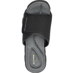 Skechers heren slippers zwart - Maat 44 - Extra comfort - Memory Foam