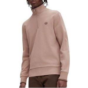 Fred Perry - Half Zip Sweatshirt - Roze Sweatshirt-M