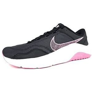 Nike Legend Essential 3, damessneakers, zwart/rozesicle-particle grijs, 36,5 EU, Black Pinksicle Particle Grijs
