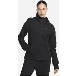 Nike Sportswear Tech Fleece Windrunner Hoodie met rits voor dames - Zwart