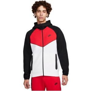 Nike Tech Fleece Sportswear Vest Wit Zwart Rood