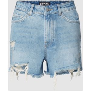 Korte jeans in destroyed-look, model 'TULLA'