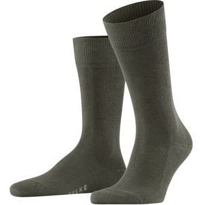 FALKE Family duurzaam katoen sokken heren groen - Matt 47-50