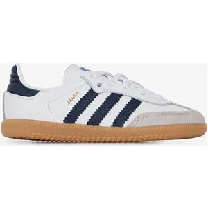 Sneakers adidas  Samba El- Baby Wit/marineblauw Unisex