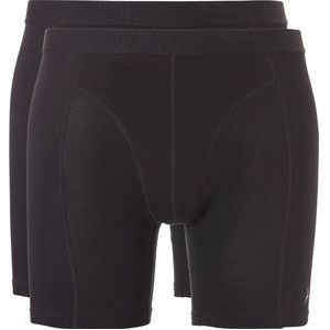 Basics long shorts zwart 2 pack voor Heren | Maat S