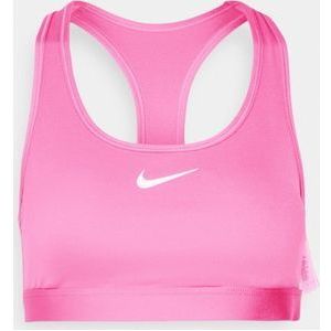 NIKE W NK SWSH MED SPT BRA Dames Sportbeha - Roze - Wit - Maat XS