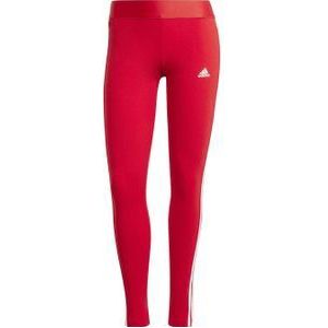 adidas Sportswear high waist slim fit legging 3S LEG met logo rood