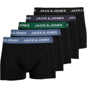 JACK&JONES ADDITIONALS JACSOLID TRUNKS 5 PACK OP Heren Onderbroek - Maat XL