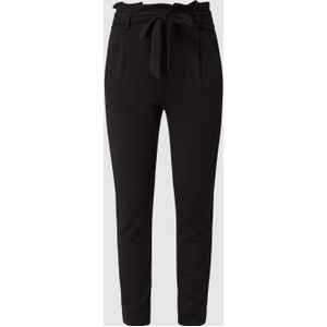 VERO MODA Cropped High Waist Tapered Fit Broek VMEVA Zwart