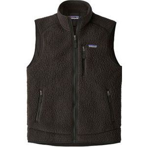 Patagonia - Sweatshirts en fleeces - M's Retro Pile Vest Black voor Heren - Maat S - Zwart