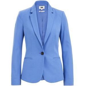 WE Fashion getailleerde blazer very blue