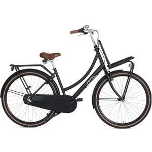 Popal Daily Dutch Basic+ N3 Transportfiets - Stadsfiets - Dames - 47 centimeter - Mat Zwart