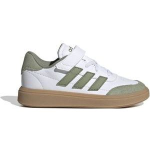 adidas Sportswear Courtblock sneakers wit/mosgroen/gum