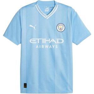 PUMA MCFC Home Jersey Replica Heren Sportshirt - Lichtblauw/Wit - Maat M