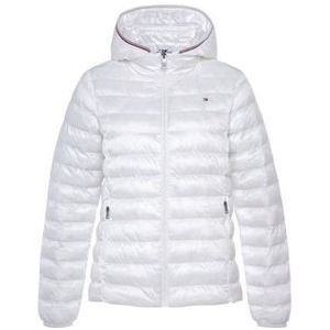 Tommy Hilfiger Gewatteerde jas LW PADDED GLOBAL STRIPE JACKET met merkelastiek op de capuchon