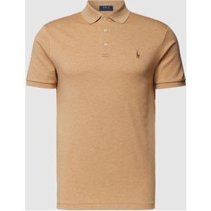 POLO Ralph Lauren Slim Fit Polo met Logo Camel