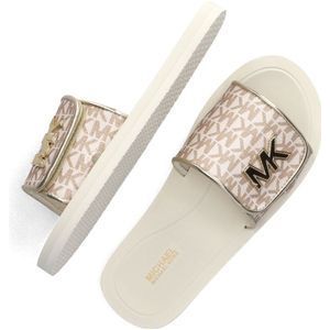 Michael Kors Kids Eli Carroll Slippers - Meisjes - Beige - Maat 33