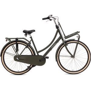 Popal Daily Dutch Basic+ N3 Transportfiets - Stadsfiets - Dames - 47 centimeter - Army Green