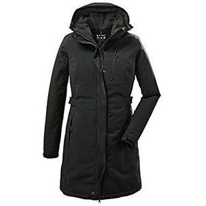 killtec Women's Functionele parka/parka met afritsbare capuchon KOW 165 WMN PRK, dark olive, 48, 37726-000