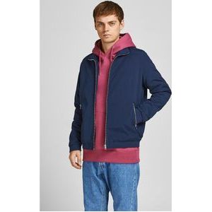 Jasje met rits Harrington Rush JACK & JONES. Polyester materiaal. Maten XL. Blauw kleur