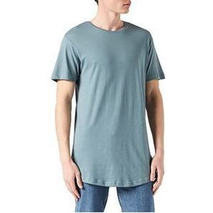 Urban Classics T-shirt met lange mouwen voor heren, stoffig blauw, 3XL
