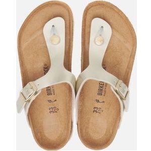 Birkenstock Gizeh Kids Slippers Electric Metallic Copper Regular-fit | Goud | Imitatieleer | Maat 34 | 1012525