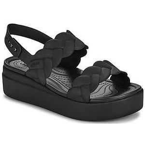 Crocs  Brooklyn Woven Upper LW  sandalen  dames Zwart