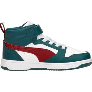 Puma Rebound V6 Mid Sneakers - Jongens - Groen - Maat 32