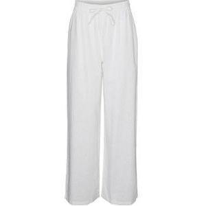 VERO MODA wide leg pantalon VMLINN wit