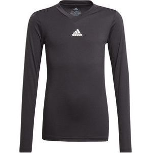 adidas GN5710 Sportshirt - Maat 152  - Unisex - Zwart/Wit