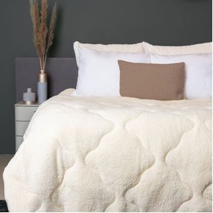 Sleeptime Dekbed - Lazy Teddy Creme - 140x200 - Beige