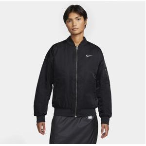 Nike Sportswear Omkeerbaar varsity bomberjack voor dames - Zwart